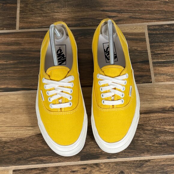 Vans Authentic 44 DX Anaheim Factory Mens Sz 7.5 Shoes Yellow Scene AW Sneakers main image 5